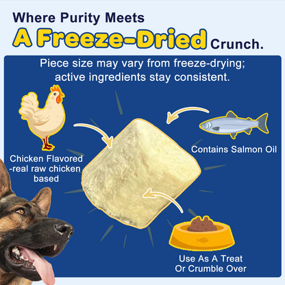 Omega 3 Fish Oil Chews for Dogs – Skin & Coat + Itch Relief, 120ct