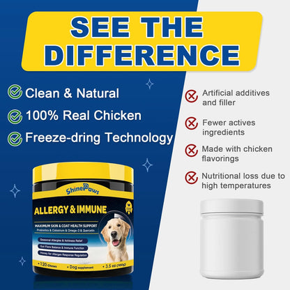 Benefits of SHINEPAWS Dog Allergy Relief Chews